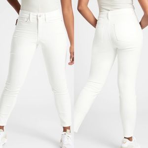 Athleta Sculptek Ultra Skinny White Jeans
